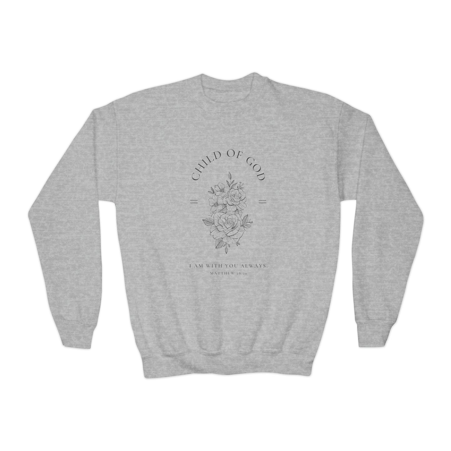 Child of God Youth Crewneck Sweatshirt