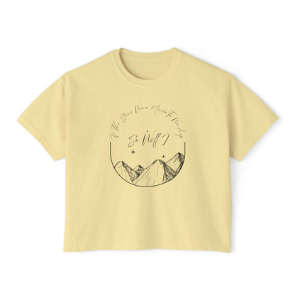 So Will I Adult Boxy Tee