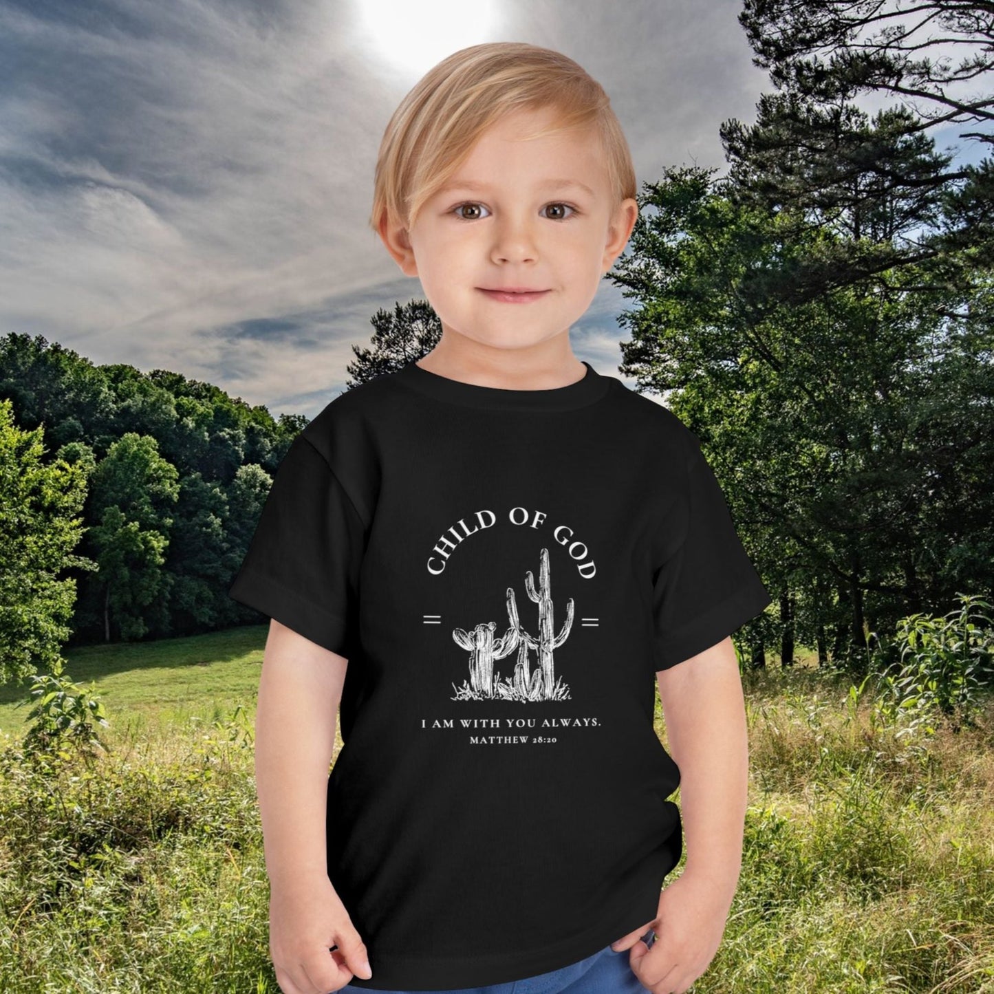 Child Of God Cactus Toddler Tee