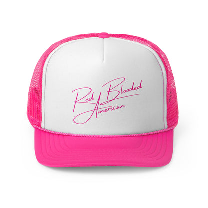 Red Blooded American Trucker Hat